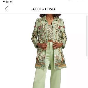 Alice and Olivia liv sequin jacket size XL NWT
